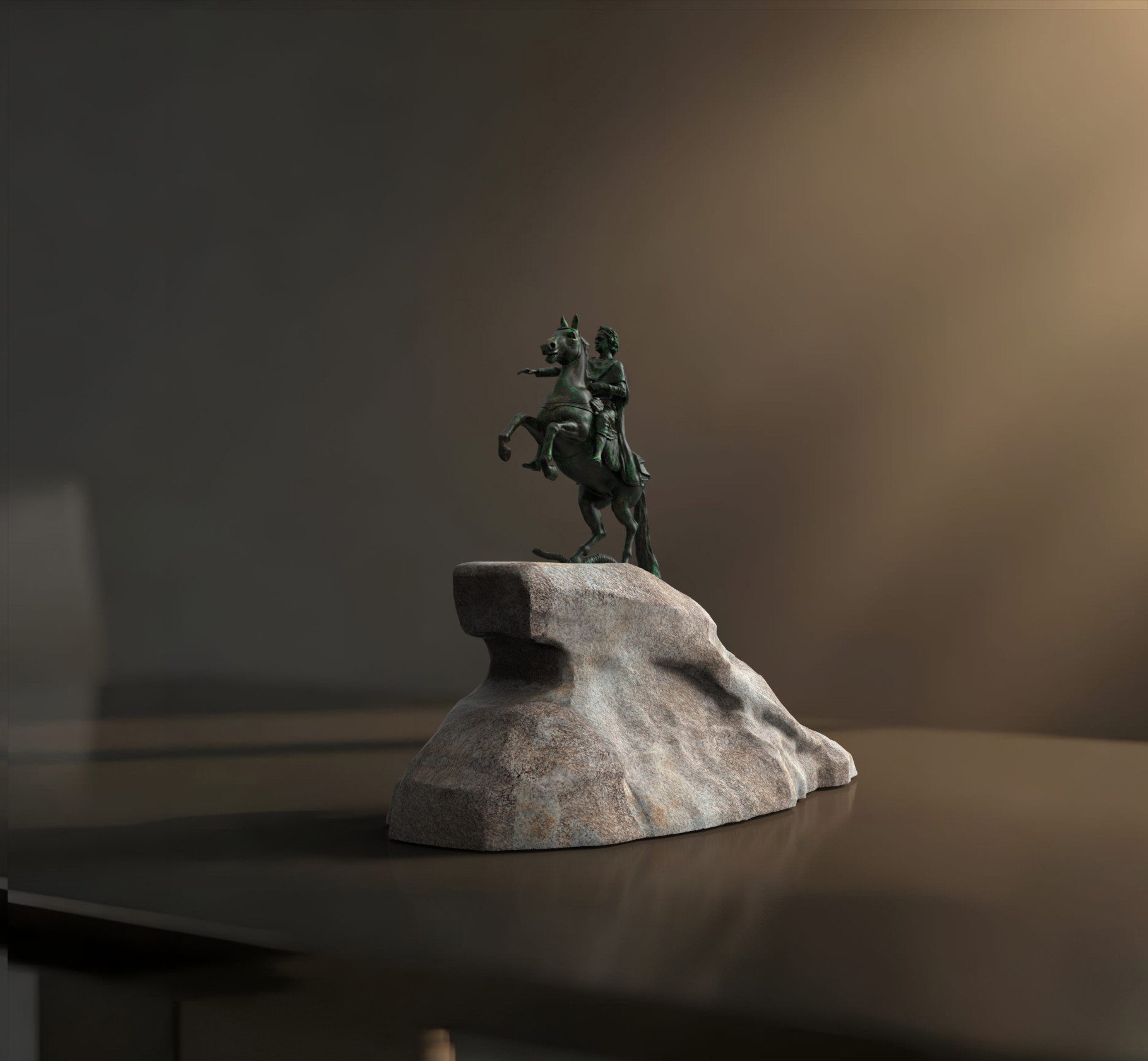 3D модель Медный всадник