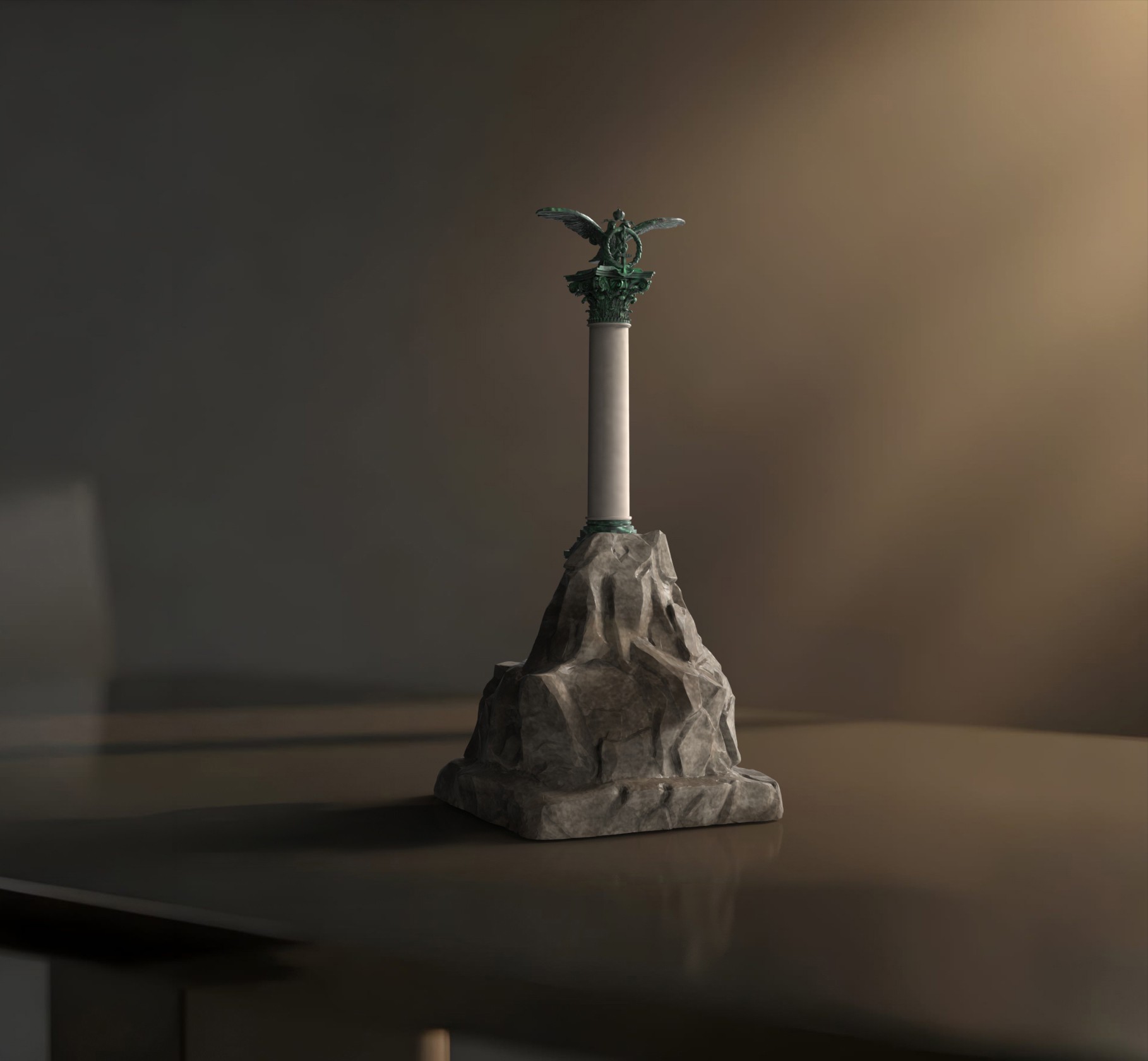 3D модель Памятник затопленным кораблям